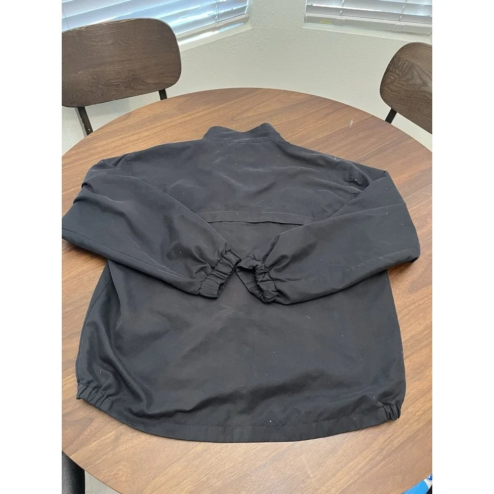 5.11 Tactical Jacket Men Large Black Lined Packable Rain Wind Resistant Full Zip